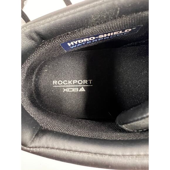 Rockport Men's Size 8 Storm Surge Plain Toe Boot Black Hydro-shield Waterproof - Picture 12 of 13